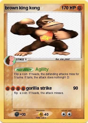 Pokemon brown king kong