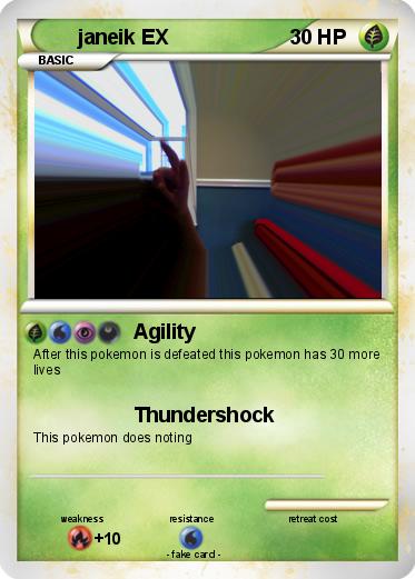 Pokemon janeik EX