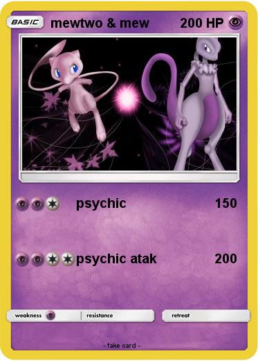 Pokemon mewtwo & mew