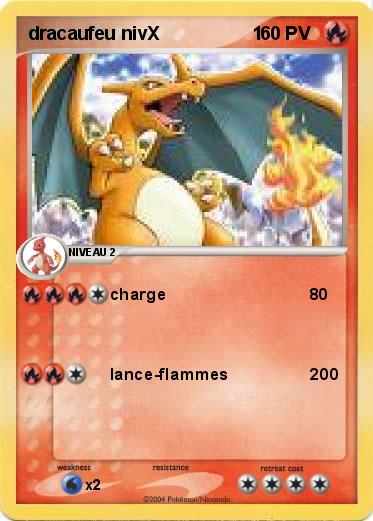 Pokemon dracaufeu nivX                  1