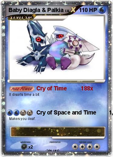 Pokemon Baby Diagla & Palkia