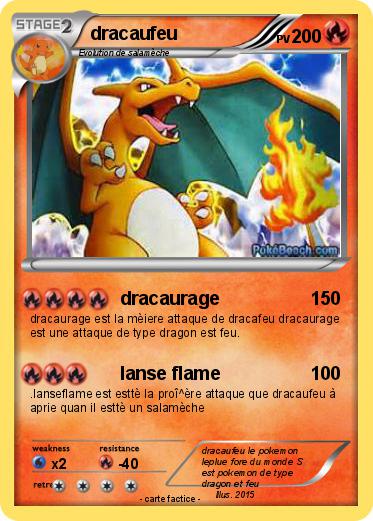 Pokemon dracaufeu