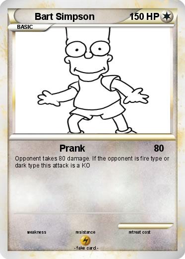 Pokemon Bart Simpson