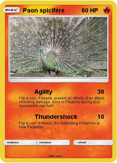 Pokemon Paon spicifère