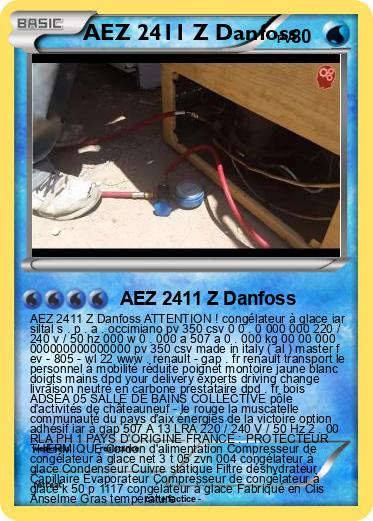 Pokemon AEZ 2411 Z Danfoss