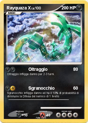 Pokemon Rayquaza X