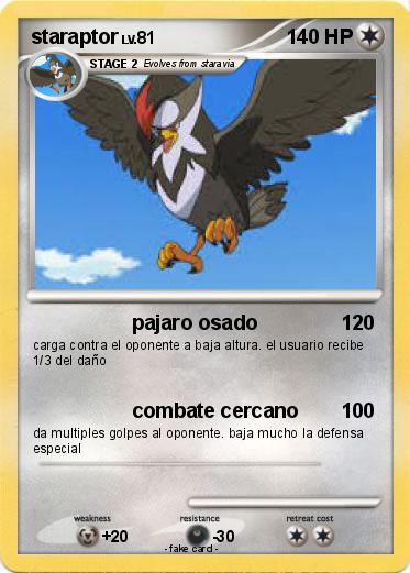 Pokemon staraptor