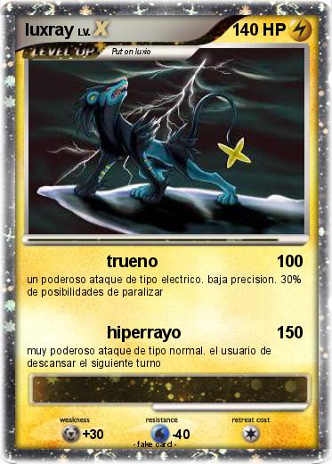 Pokemon luxray
