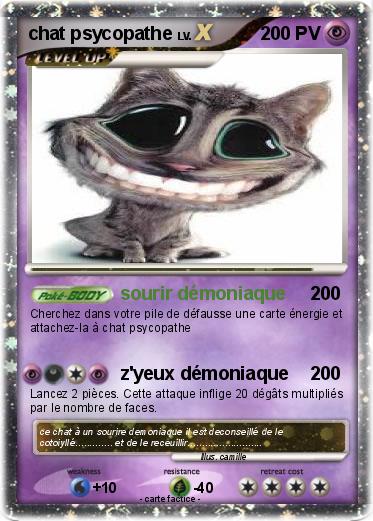 Pokemon chat psycopathe