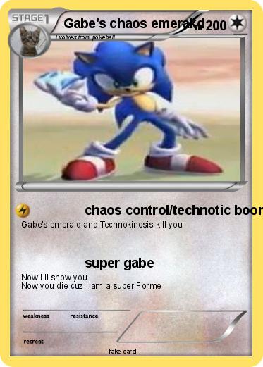 Pokemon Gabe's chaos emerakd
