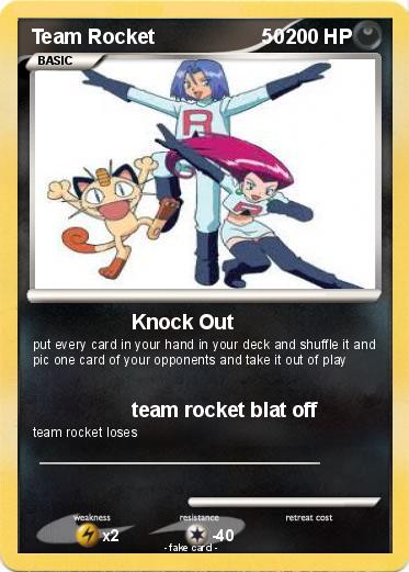 Pokemon Team Rocket                   50