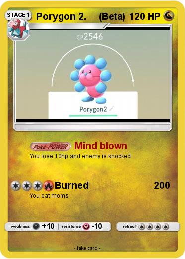 Pokemon Porygon 2.     (Beta)