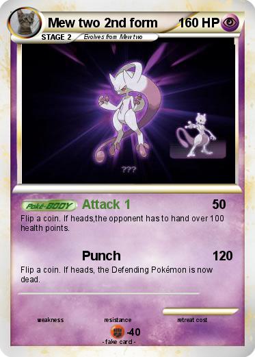 Pokemon Mew two 2nd form