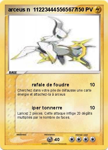 Pokemon arceus n  112234445565677