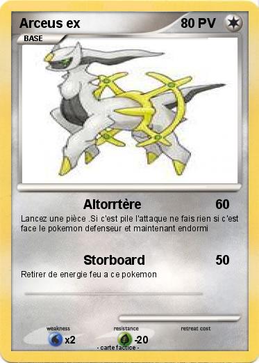 Pokemon Arceus ex