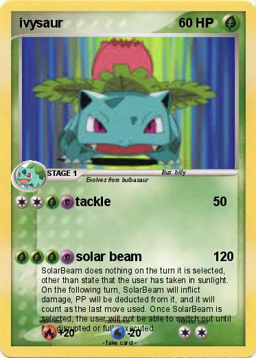 Pokemon ivysaur