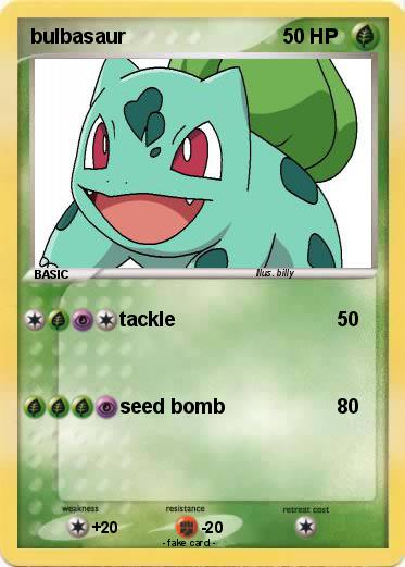 Pokemon bulbasaur