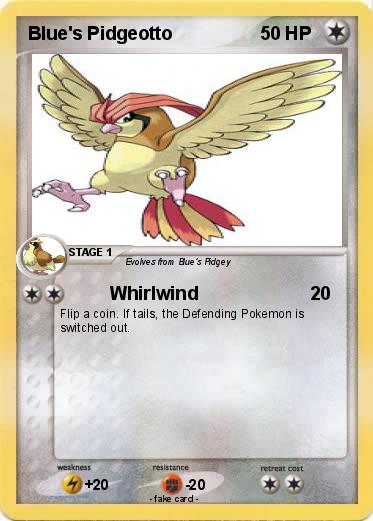 Pokemon Blue's Pidgeotto