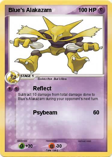 Pokemon Blue's Alakazam