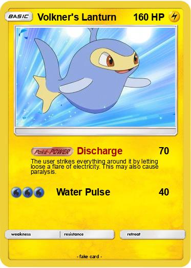 Pokemon Volkner's Lanturn