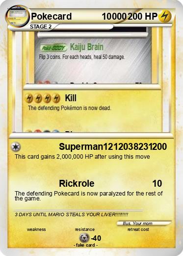 Pokemon Pokecard            10000