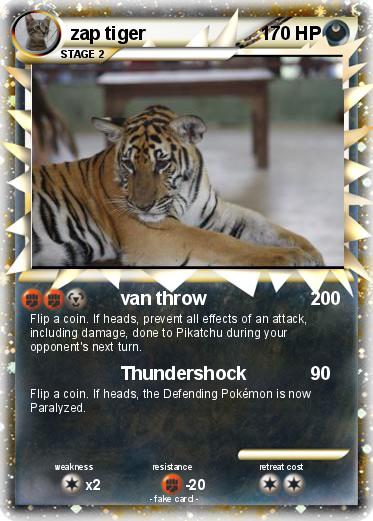 Pokemon zap tiger