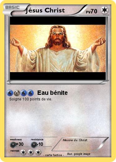 Pok mon Jesus Christ 114 114 Eau B nite Ma Carte Pok mon