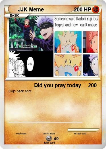 Pokemon JJK Meme