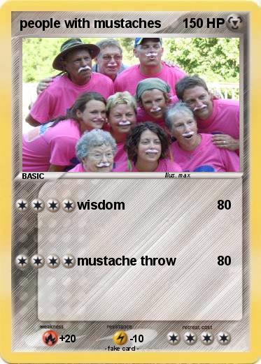 Pokemon people with mustaches