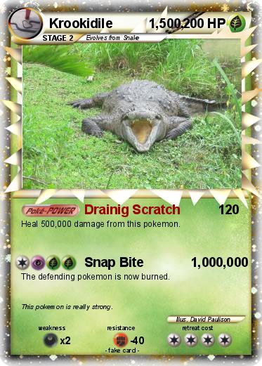 Pokemon Krookidile          1,500,