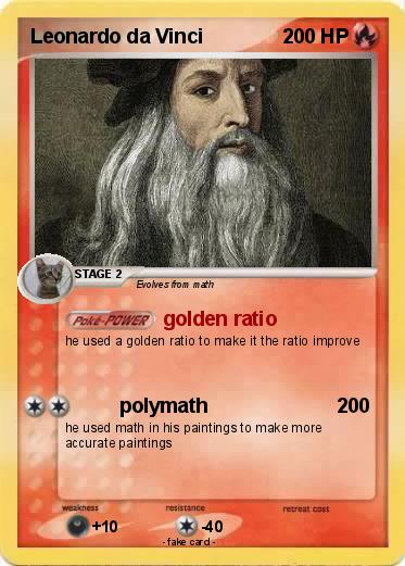 Pokemon Leonardo da Vinci