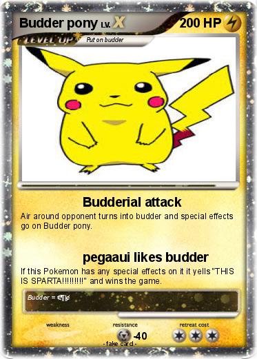 Pokemon Budder pony