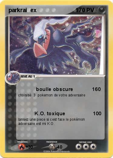 Pokemon parkrai  ex                         1
