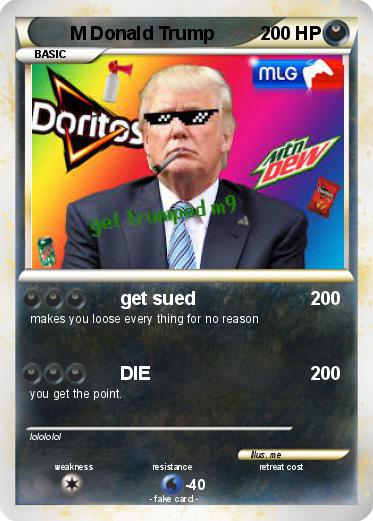 Pokemon M Donald Trump
