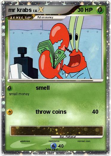 Pokemon mr krabs