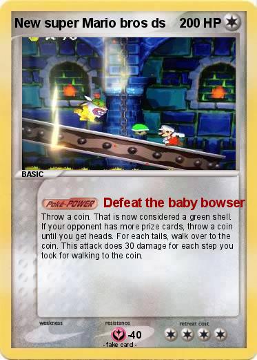 Pokemon New super Mario bros ds