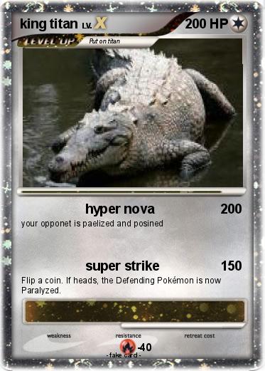 Pokemon king titan