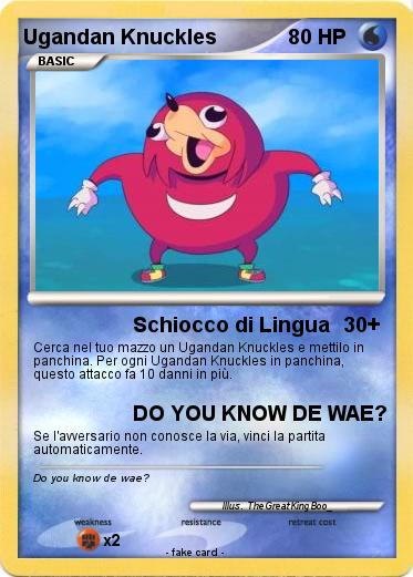 Pokemon Ugandan Knuckles