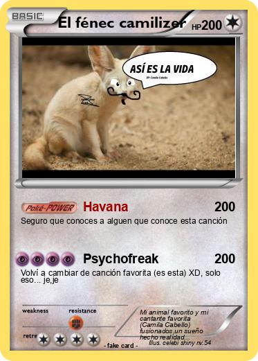 Pokemon El fénec camilizer