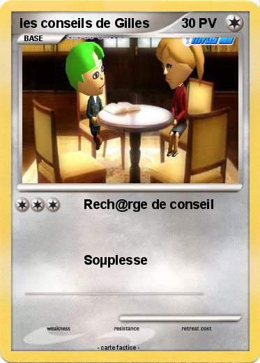Pokemon les conseils de Gilles