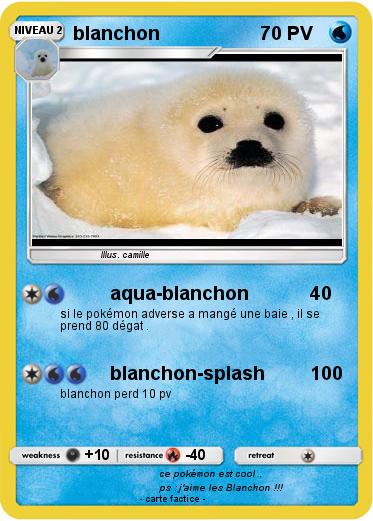 Pokemon blanchon