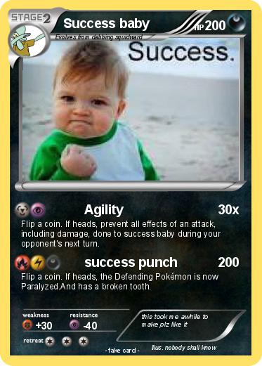 Pokemon Success baby