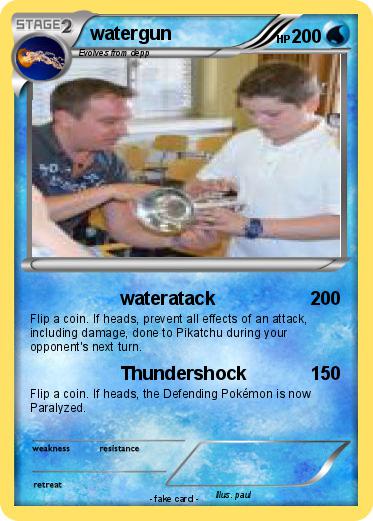 Pokemon watergun