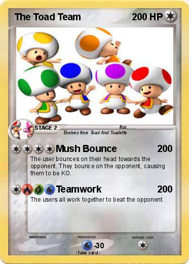 Pokemon The Toad Team