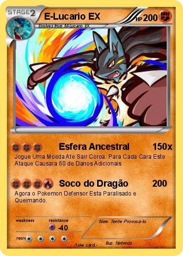 Pokemon E-Lucario EX