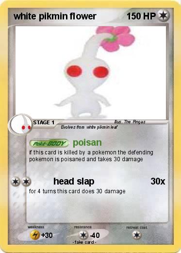 Pokemon white pikmin flower