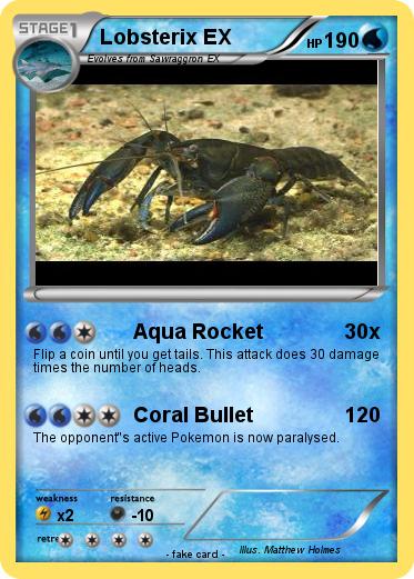Pokemon Lobsterix EX