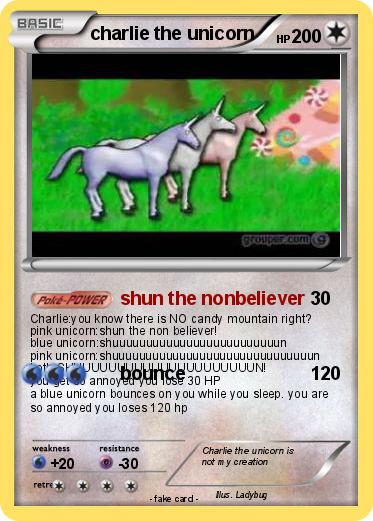 Pokemon charlie the unicorn