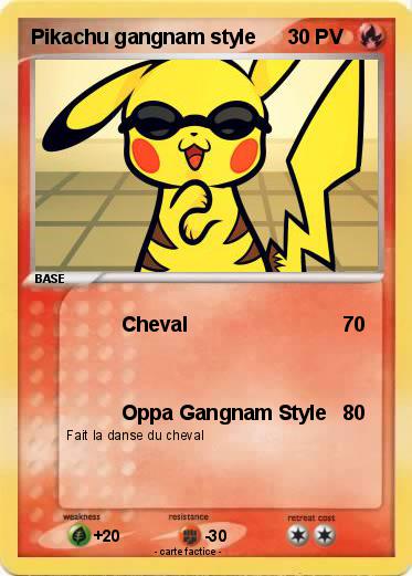 Pokemon Pikachu gangnam style