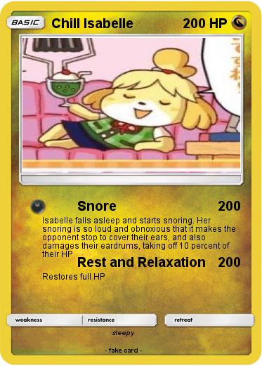 Pokemon Chill Isabelle
